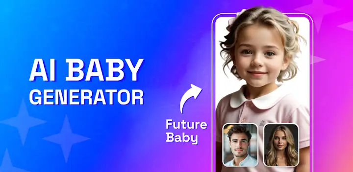 AI Baby Generator: Future Face — Android app banner