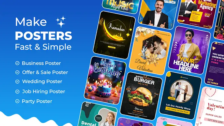 Poster Maker: AI Flyer Design screenshot 1