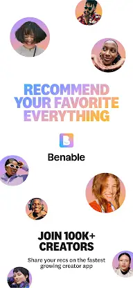 Benable: for influencers & all screenshot 1