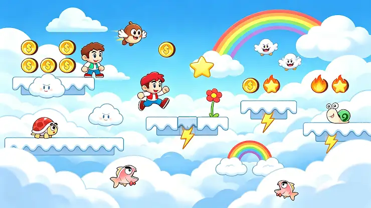 Super Barry Jump:Jungle World screenshot 6