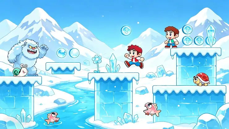 Super Barry Jump:Jungle World screenshot 7