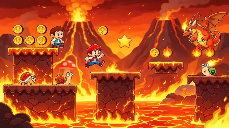 Super Barry Jump:Jungle World screenshot 5