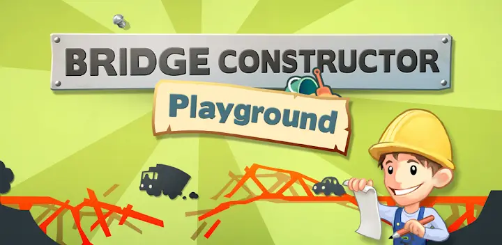 Bridge Constructor Playground — Android game banner