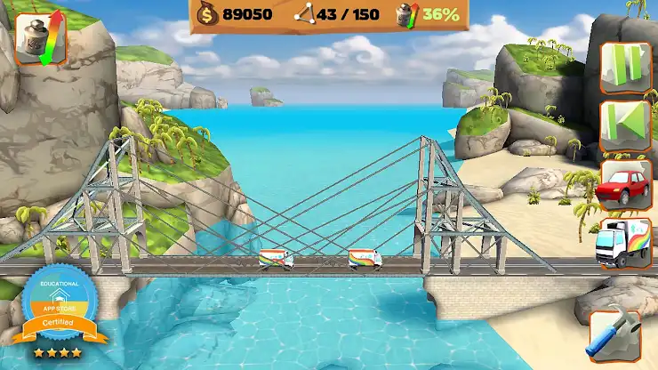 Bridge Constructor Playground screenshot 1