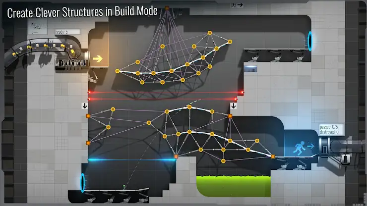 Bridge Constructor Portal screenshot 4