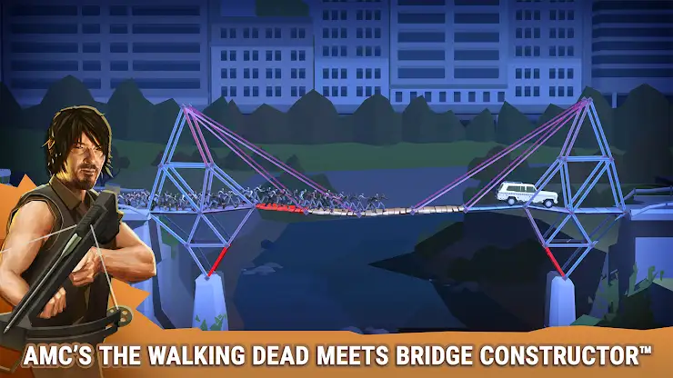 Bridge Constructor: TWD screenshot 1