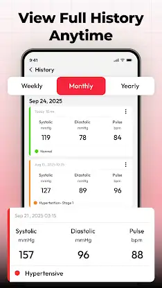 Heart Rate Blood Sugar Monitor screenshot 4