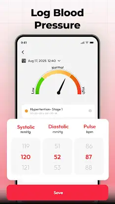 Heart Rate Blood Sugar Monitor screenshot 2