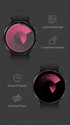 Conical Gradient Watch Face screenshot 4