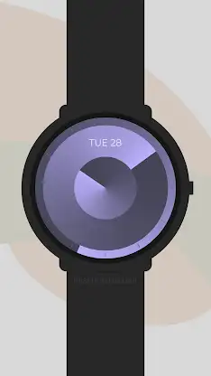 Conical Gradient Watch Face screenshot 1