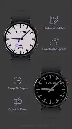 Railway Clock Watch Face screenshot 3