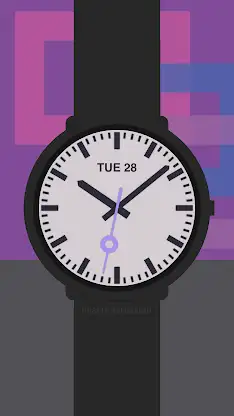 Railway Clock Watch Face screenshot 1