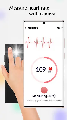 Blood pressure - Heart rate screenshot 3