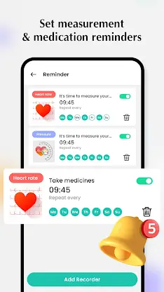 Blood pressure - Heart rate screenshot 8