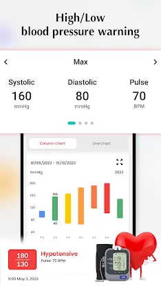Blood pressure - Heart rate screenshot 6