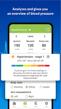 Blood pressure - Blood Sugar screenshot 2