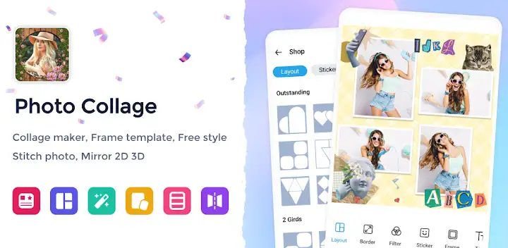 Photo Frame – Collage Maker — Android app banner