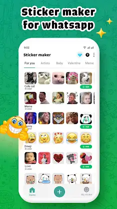 Sticker Maker – WA Stickers screenshot 1