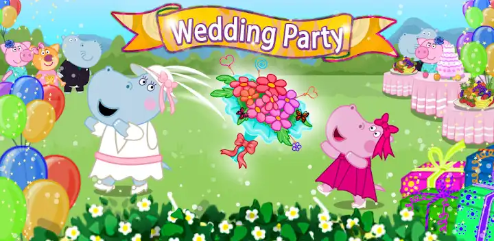 Wedding party. Games for Girls — Android game banner
