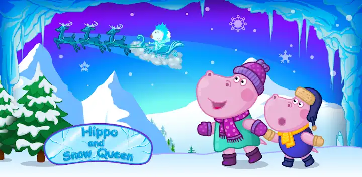 Hippo's tales: Snow Queen — Android game banner