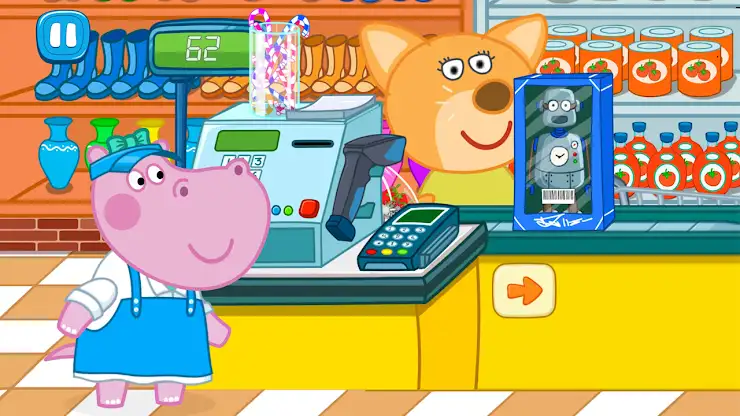 Hippo: Supermarket cashier screenshot 1