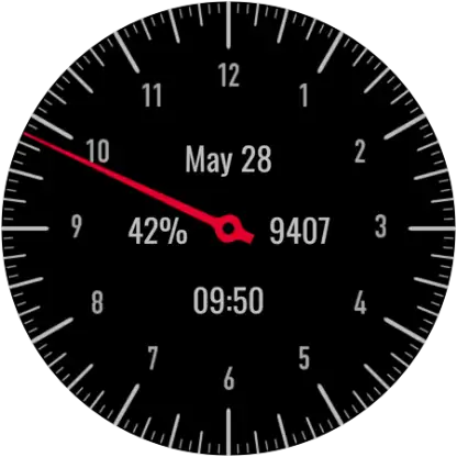 SlowW-Pixel One Hand Watchface screenshot 4