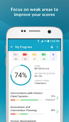 ASWB® MSW Social Work Exam Gui screenshot 1