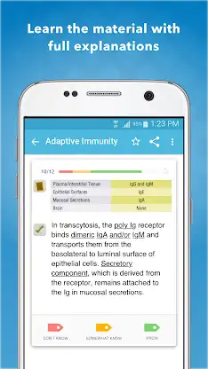 USMLE Immunology Flashcards screenshot 3