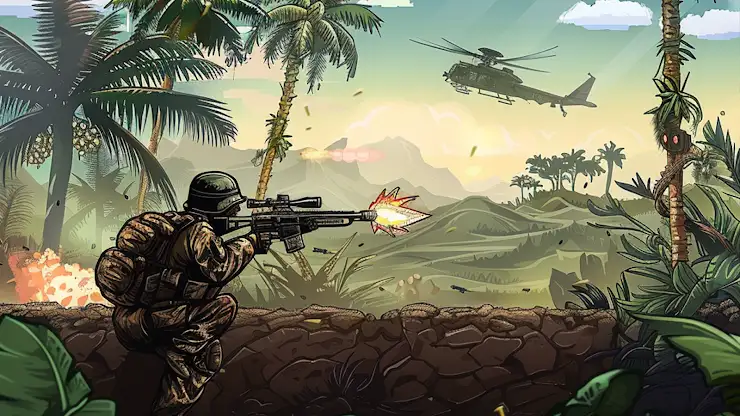 Metal Guns - Super Soldiers screenshot 1