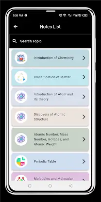 Chemistry Notes and MCQS screenshot 3