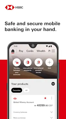HSBC Expat screenshot 1