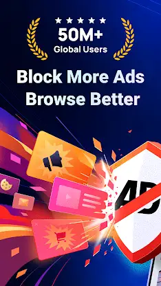 FREE ADBLOCKER BROWSER screenshot 1