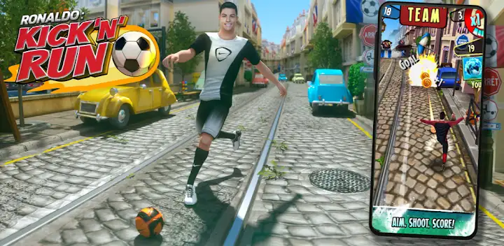 Ronaldo: Kick'n'Run Football — Android game banner
