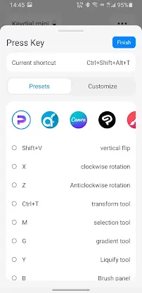 Huion Keydial screenshot 2