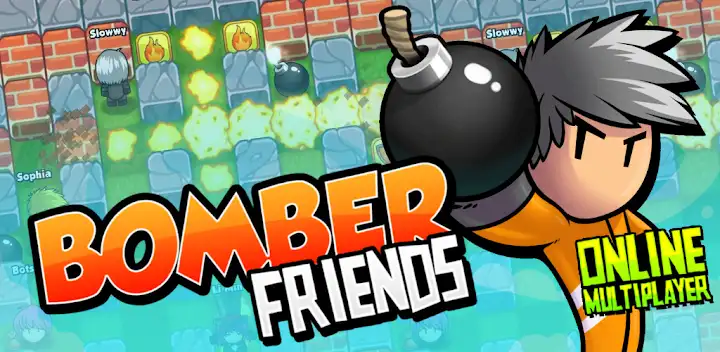 Bomber Friends — Android game banner