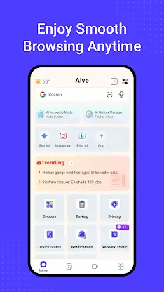 Aive Browser – Smart & Simple screenshot 1