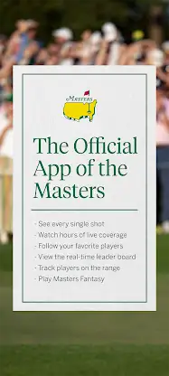 The Masters Golf Tournament screenshot 1