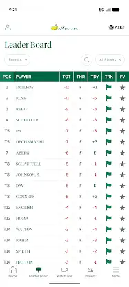 The Masters Golf Tournament screenshot 6