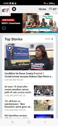KSAT 12 News screenshot 2