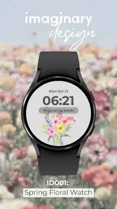 ID001: Floral Watch Face screenshot 5
