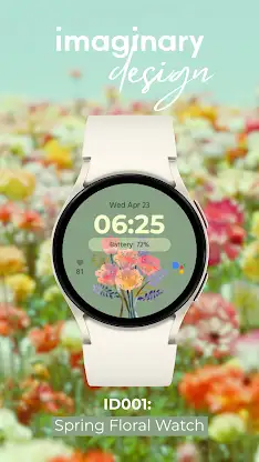 ID001: Floral Watch Face screenshot 3