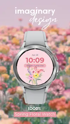 ID001: Floral Watch Face screenshot 4