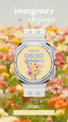 ID001: Floral Watch Face screenshot 2