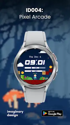 ID004: Pixel Arcade Watch Face screenshot 3