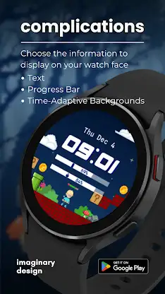 ID004: Pixel Arcade Watch Face screenshot 7