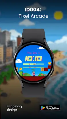ID004: Pixel Arcade Watch Face screenshot 4