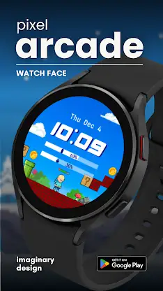 ID004: Pixel Arcade Watch Face screenshot 1