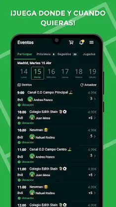 IF7SPORTS Juega fútbol amateur screenshot 2