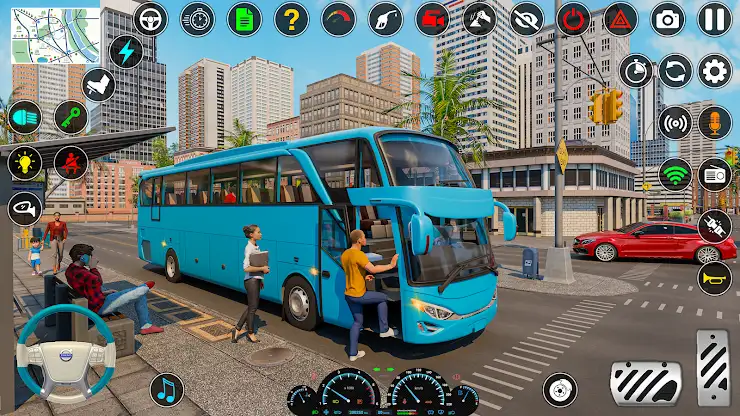 Bus Simulator - 3D Bus Games screenshot 2