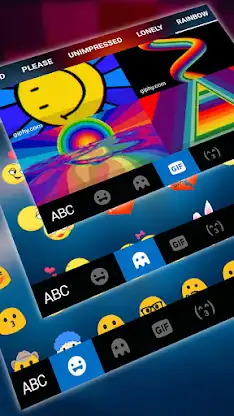 Blue Sky Hot Balloon Keyboard  screenshot 4